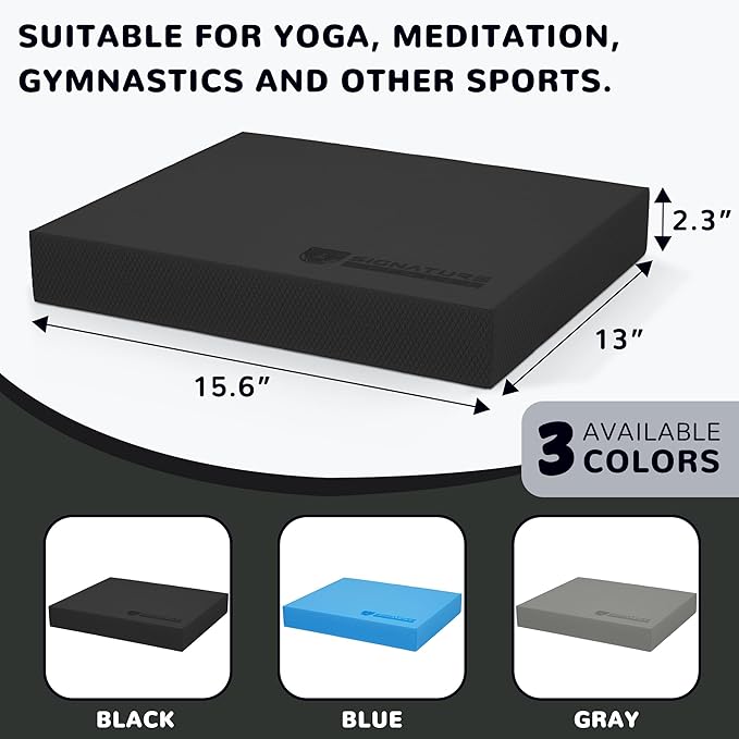 Balance Pad, Nonslip Foam Balance Pad, Professional Foam Exercise Pad for Fitness, Stability Training and Physical Therapy
