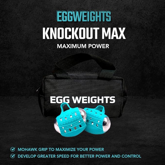 Egg Weights Knockout Max 5.0 lbs Set Bismuth 2 Eggs, 2.5 lbs