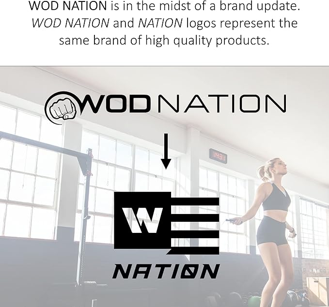 WOD Nation Adjustable Speed Jump Rope For Men
