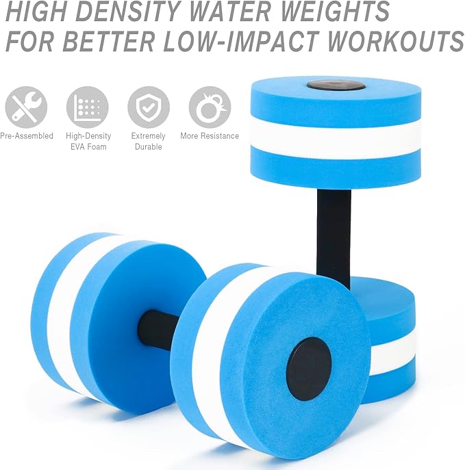 NEAGLORY 5 Pieces Water Aerobics Set Aquatic Exercise