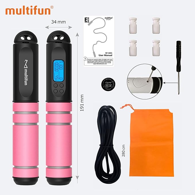 Jump Rope, multifun Speed Skipping Rope with Calorie