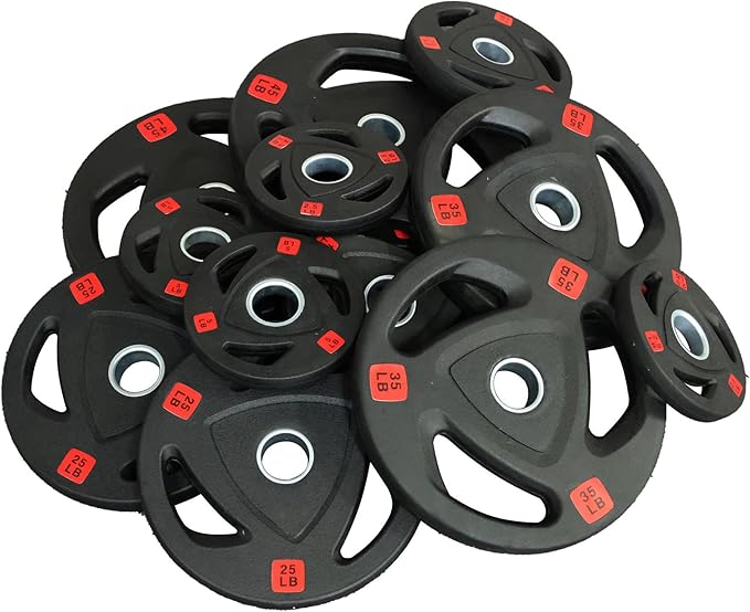 Signature Fitness Olympic 2-Inch Cast Iron Plate Weight