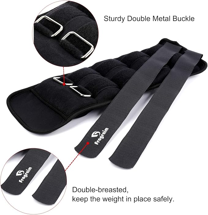 Ankle Weights for Women 1/2/3/4/6/8/10/12/15/20 LBS 1 Pair