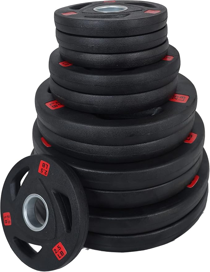 Signature Fitness Olympic 2-Inch Cast Iron Plate Weight