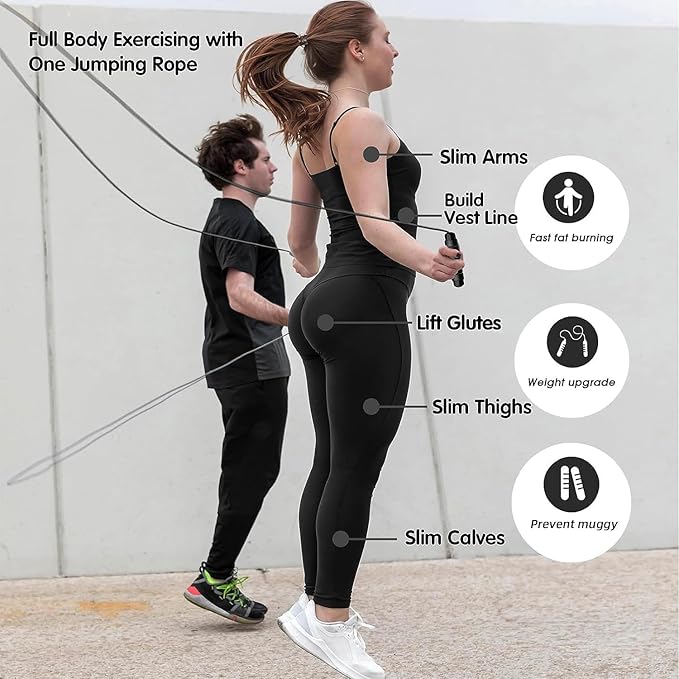 Jump Rope, Exercise Jumprope for Men Women and