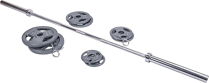 Signature Fitness Olympic 2-Inch Cast Iron Plate Weight