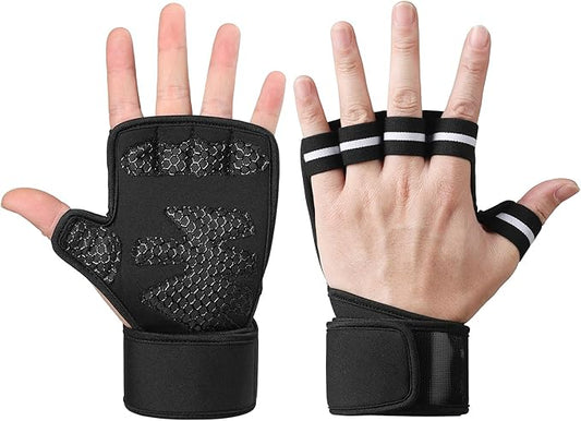 Weight Lifting Gloves Workout Gloves for Men Women, Wrist Wraps Wrist Straps for Weightlifting, Lifting Wrist Wraps Gym Gloves for Men Workout Gloves Women