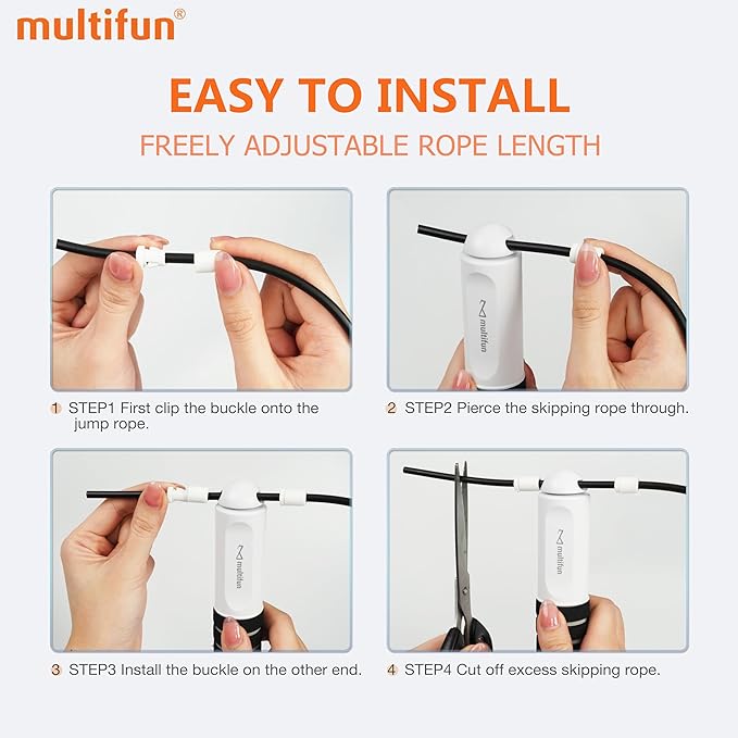 Jump Rope, multifun Speed Skipping Rope with Calorie