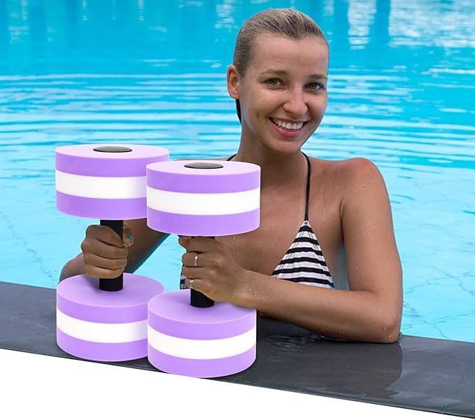 NEAGLORY 5-Piece Aquatic Exercise Set - Pool Fitness Equipment with Foam Water Dumbbell, Swim Kickboard, Pull Buoy, Aquatic Swim Belt