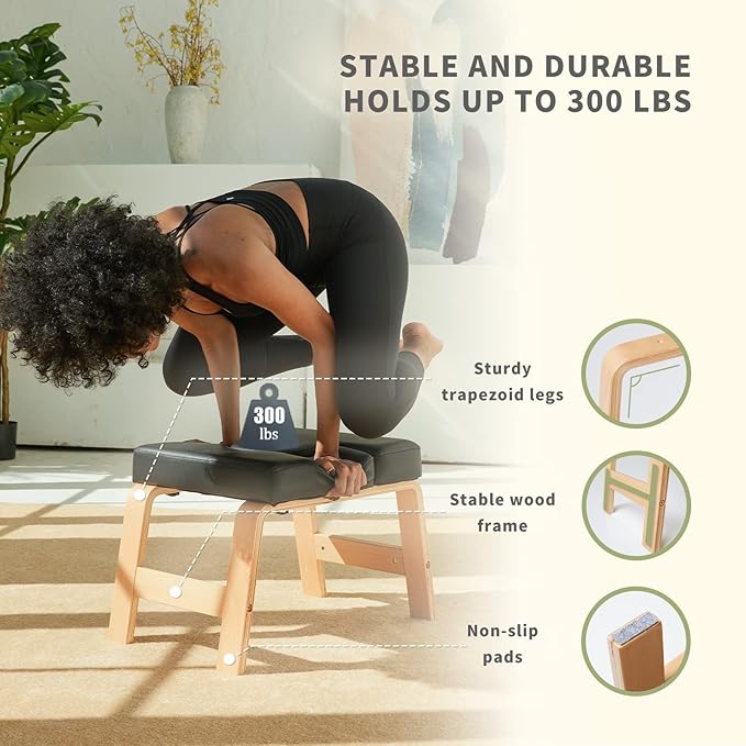 Yoga Headstand Bench- Stand Yoga Chair for Family