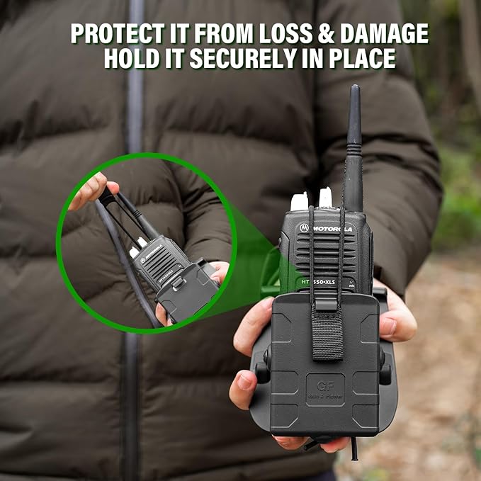 Gun & Flower Universal Tactical Radio Holster 1 Pack