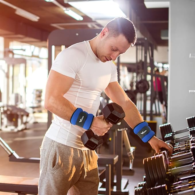Vivitory Ankle Weights for Women & Men 2.2 to 6.6 Lbs