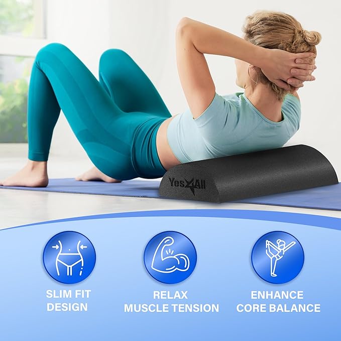 Yes4All Soft-Density Half PE 12/18/ 24/36 inch Foam