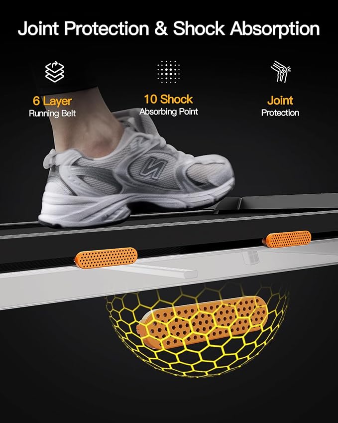 Walking Pad with Incline, Under Desk Treadmill for Home, 2.5HP Portable Treadmills with Remote Control, 4 in 1 Incline Treadmill with LED Display