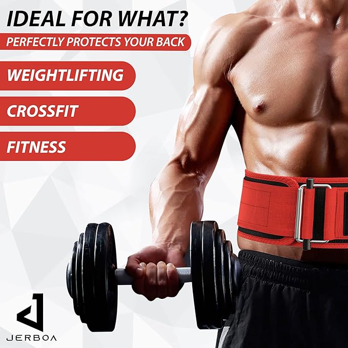 JERBOA Quick Self-Locking Weight Lifting Belts for Men