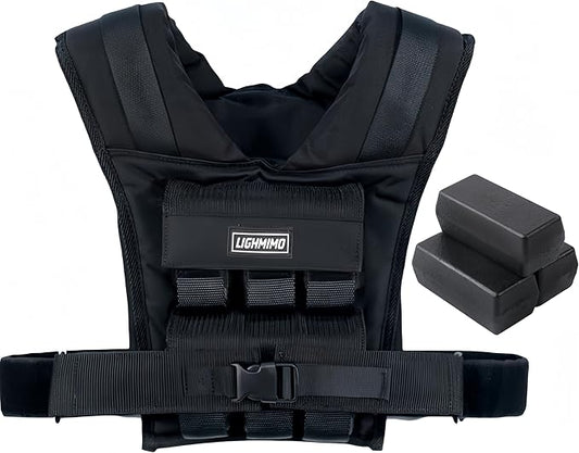 Men's Weighted Vests for Men Women, Slim Design 18lb 28lb 35lb Weighted Workout Vests With Adjustable Iron Weights, Heavy Duty Weighted Vest for Women Running Functional Fraining Machine washable