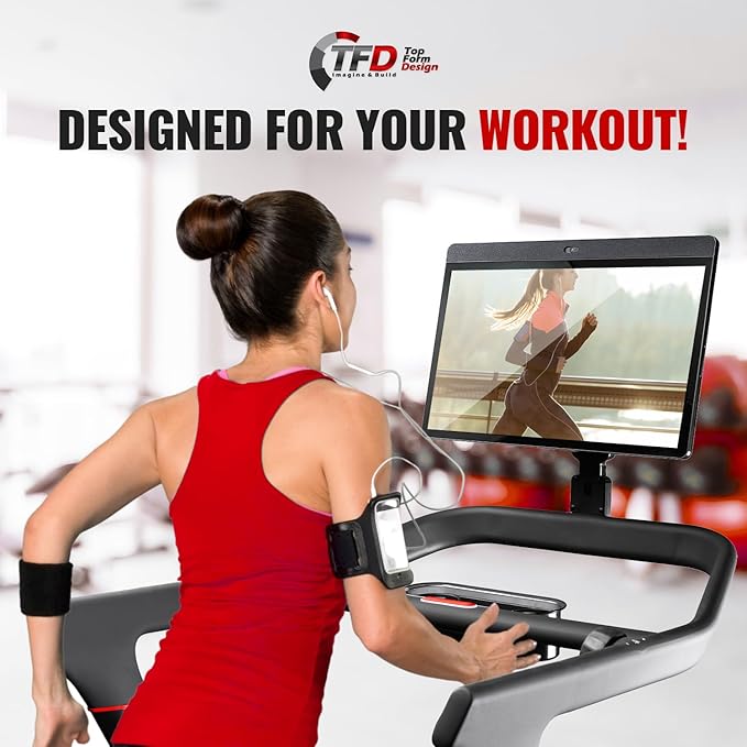 TFD The Pivot-T Compatible with Peloton Tread - Rotate Your Monitor 360 w/The Ultimate Swivel Mount - Made w/Hard Anodized Materials