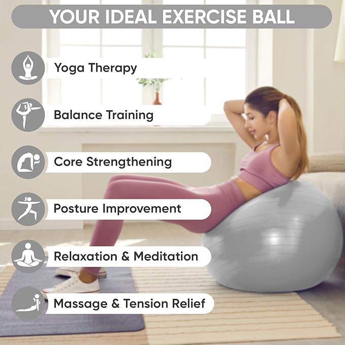 APEXUP Yoga Ball Exercise Ball