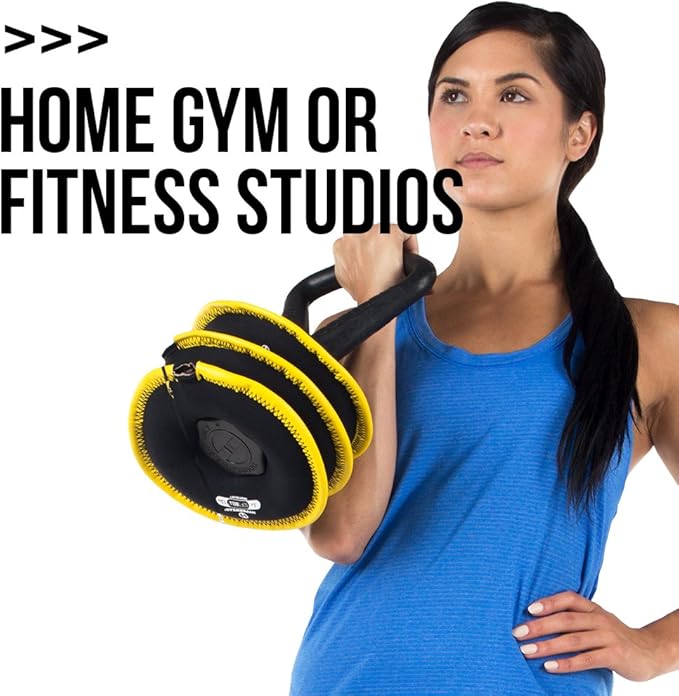 Hyperwear SoftBell Adjustable Kettlebell Set - Soft