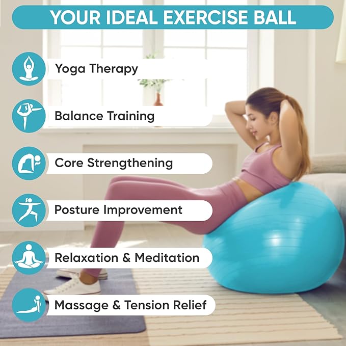 APEXUP Yoga Ball Exercise Ball