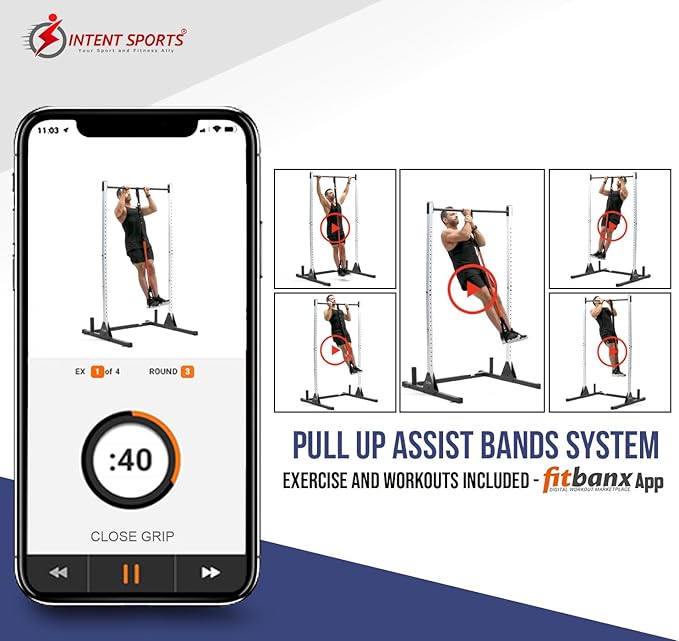 INTENT SPORTS Pull Up Assist Bands - Assistance
