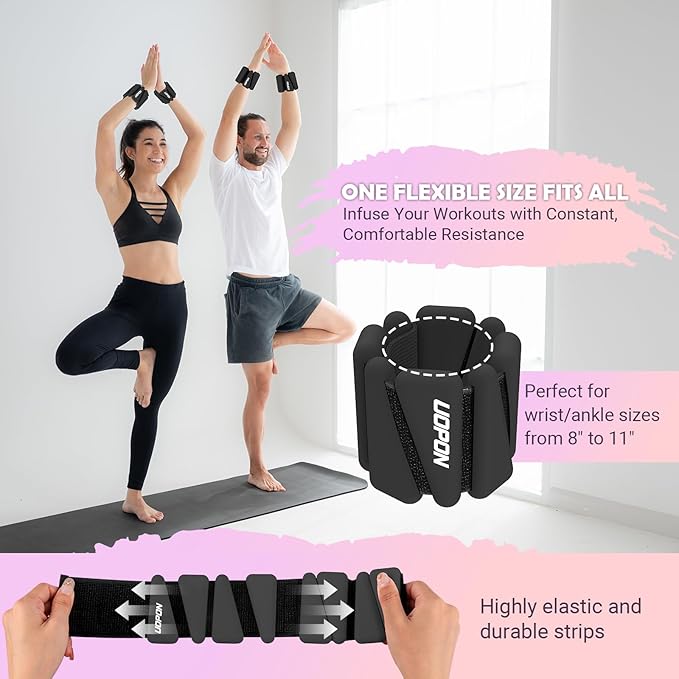 Wrist Ankle Weights for Women Set of 2 2 lbs/4 lbs/4 lbs