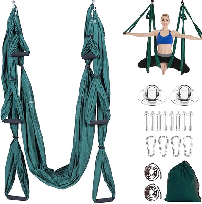 Aerial Yoga Swing Set Trapeze Yoga Hammock Kit
