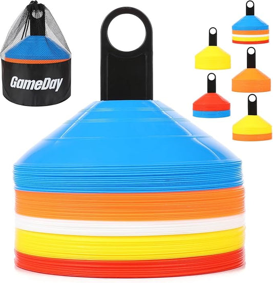 Soccer Disc Cones – Set of 50 Agility