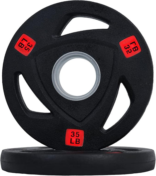Signature Fitness Olympic 2-Inch Cast Iron Plate Weight