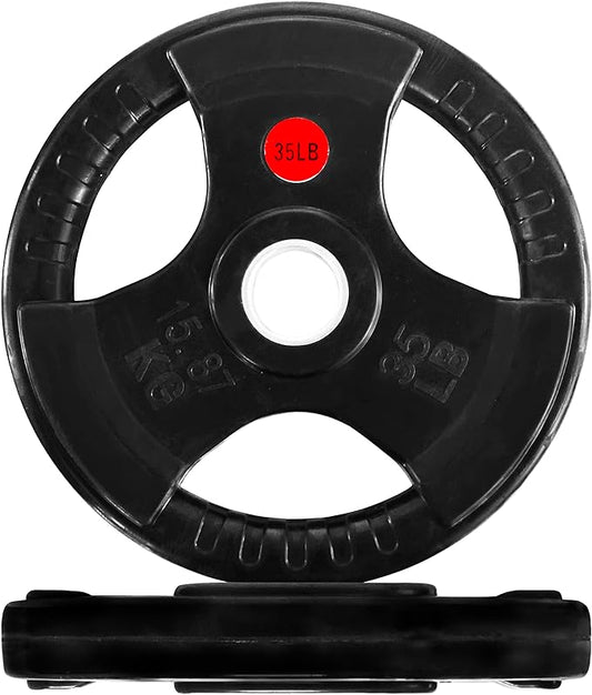 Signature Fitness Olympic 2-Inch Cast Iron Plate Weight