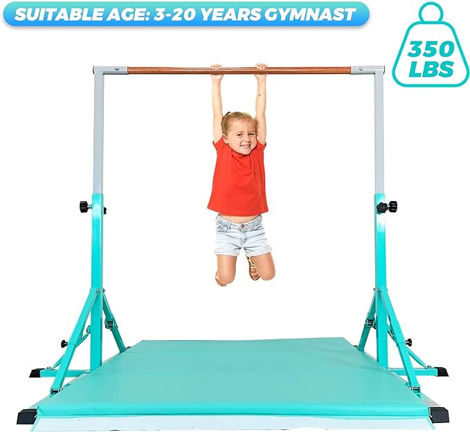 Gymnastic Bar For Kids and Teenage Ages 3-25 5 FT 6 FT 5 FT 6 FT