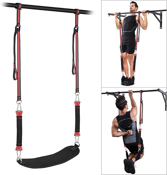 Pull Up Assistance Bands with Fabric Feet/Knee Rest
