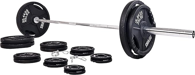 Signature Fitness Olympic Cast Iron Plate for Strength