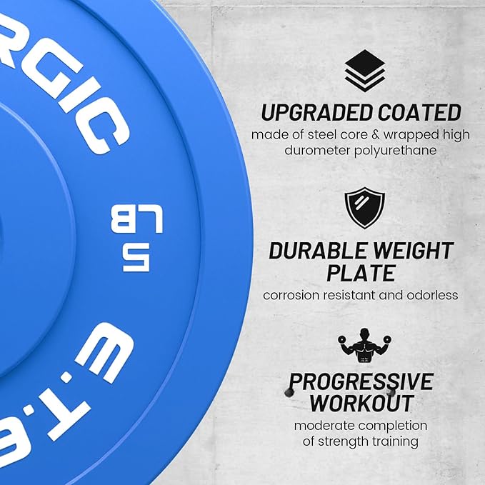 Fractional Weight Plates Set, Odorless Micro Weight Plates for Olympic Barbells for Change Plates Strength Training