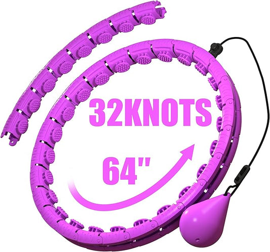 Infinity Weighted Fitness Circle for Adults 32 Detachable