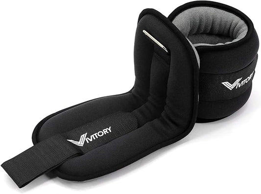 Vivitory Ankle Weights for Women & Men 2.2 to 6.6 Lbs