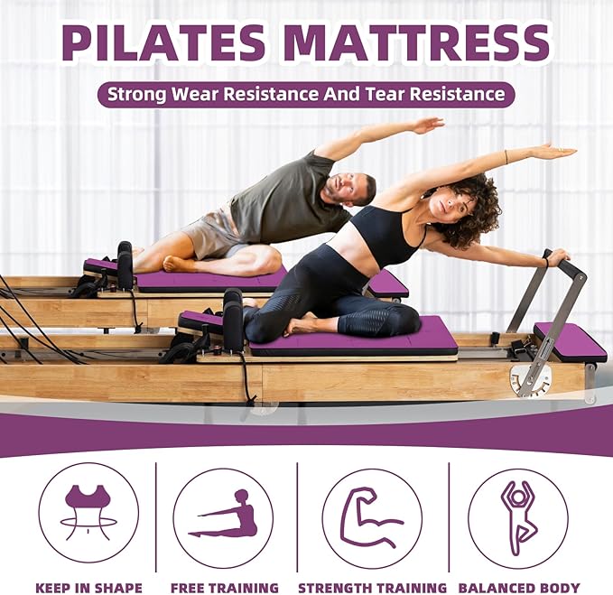 Pilates Reformer Mat towel Pilates Bed Non-Slip Mat