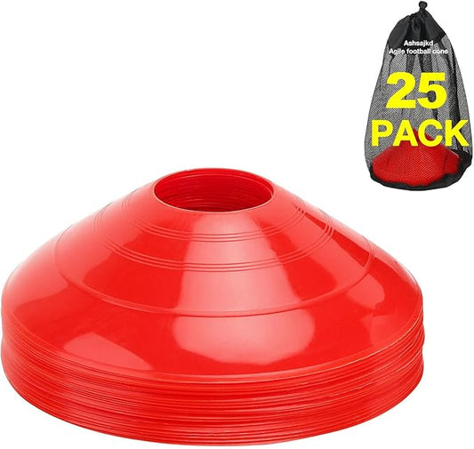 Ashsajkd(Set of 25 - Agility Soccer Cones
