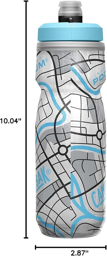 CamelBak Podium Chill Insulated Bike Water Bottle - 21oz, Grid