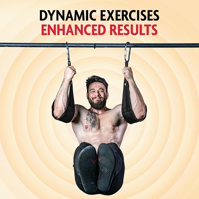 DMoose Fitness Hanging Ab Straps for Pull Up 2 Rust-Resistant