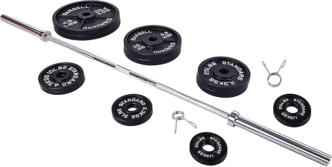 Signature Fitness Olympic 2-Inch Cast Iron Plate Weight