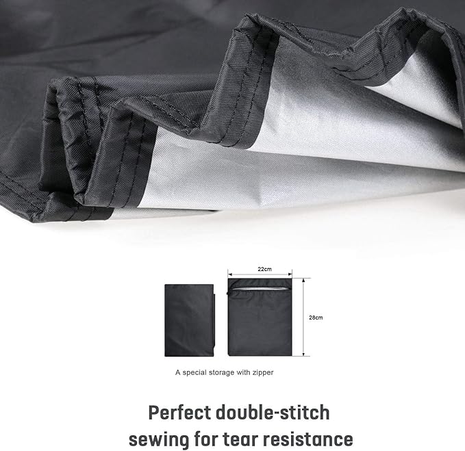 Treadmill Cover for Non-Folding Home Treadmill with Zipper and Drawstring
