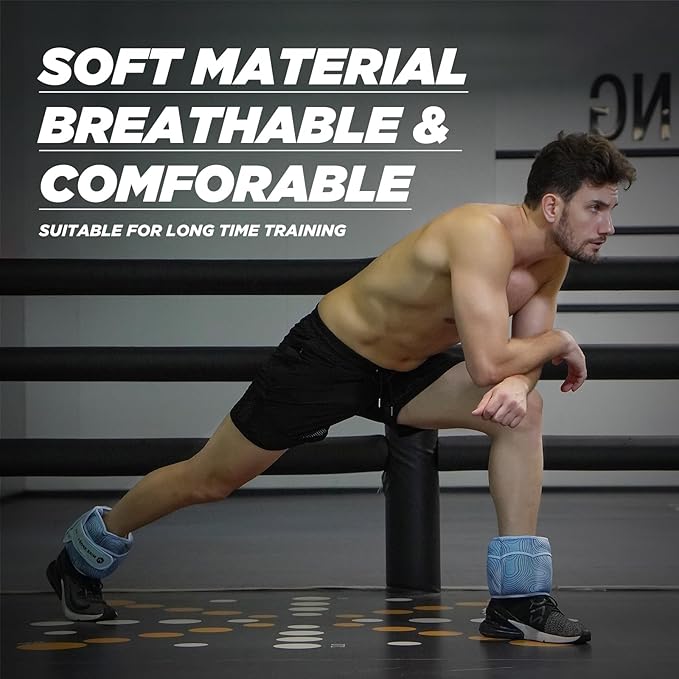 Ankle Weights 1 Pair 2 4 6 8 10 Lbs
