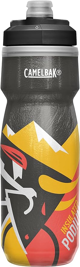 CamelBak Podium Chill Insulated Bike Water Bottle - 21oz, Carrera