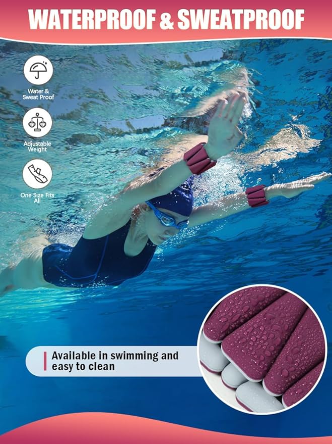 Wrist Ankle Weights Adjustable Training Intensity for Strength 2
