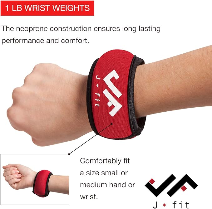 JFIT Wrist Weight Pair – Set of 2