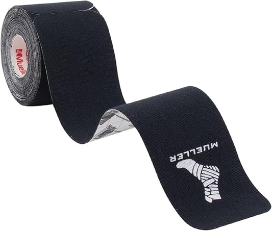 MUELLER Sports Medicine Typhoon Kinesiology Therapeutic Tape, Quality Athletic Tape, Latex Free, 20 Pre-Cut I-Strips, 2" x 9.75" Each Strip