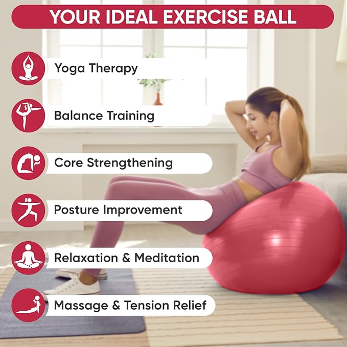 APEXUP Yoga Ball Exercise Ball
