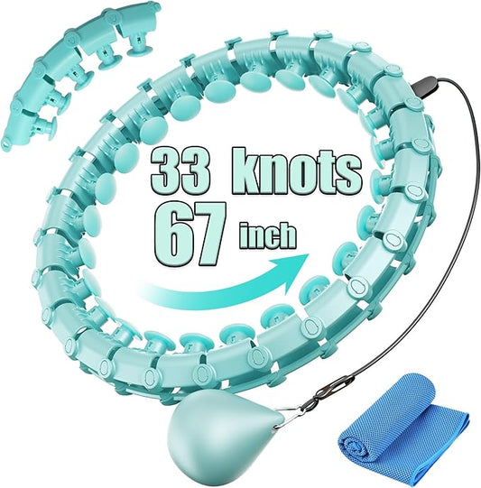 Coolboss 33 Knots Weighted Workout Hula Circle