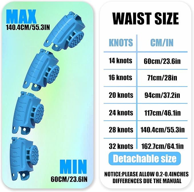 Infinity Weighted Fitness Circle for Adults 32 Detachable